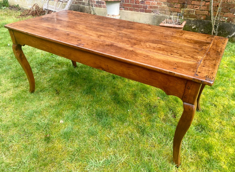 French cherrywood farmhouse table View V