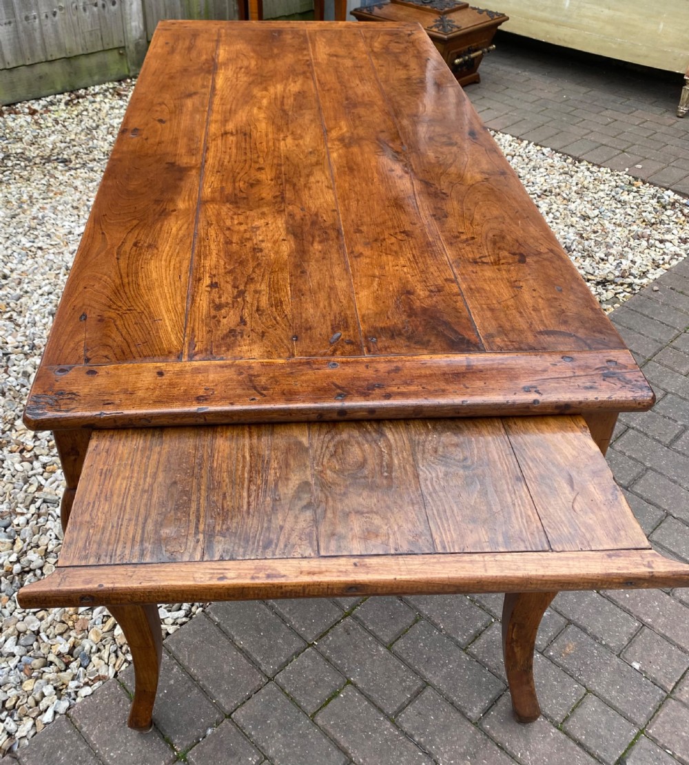 French cherrywood farmhouse table View VI