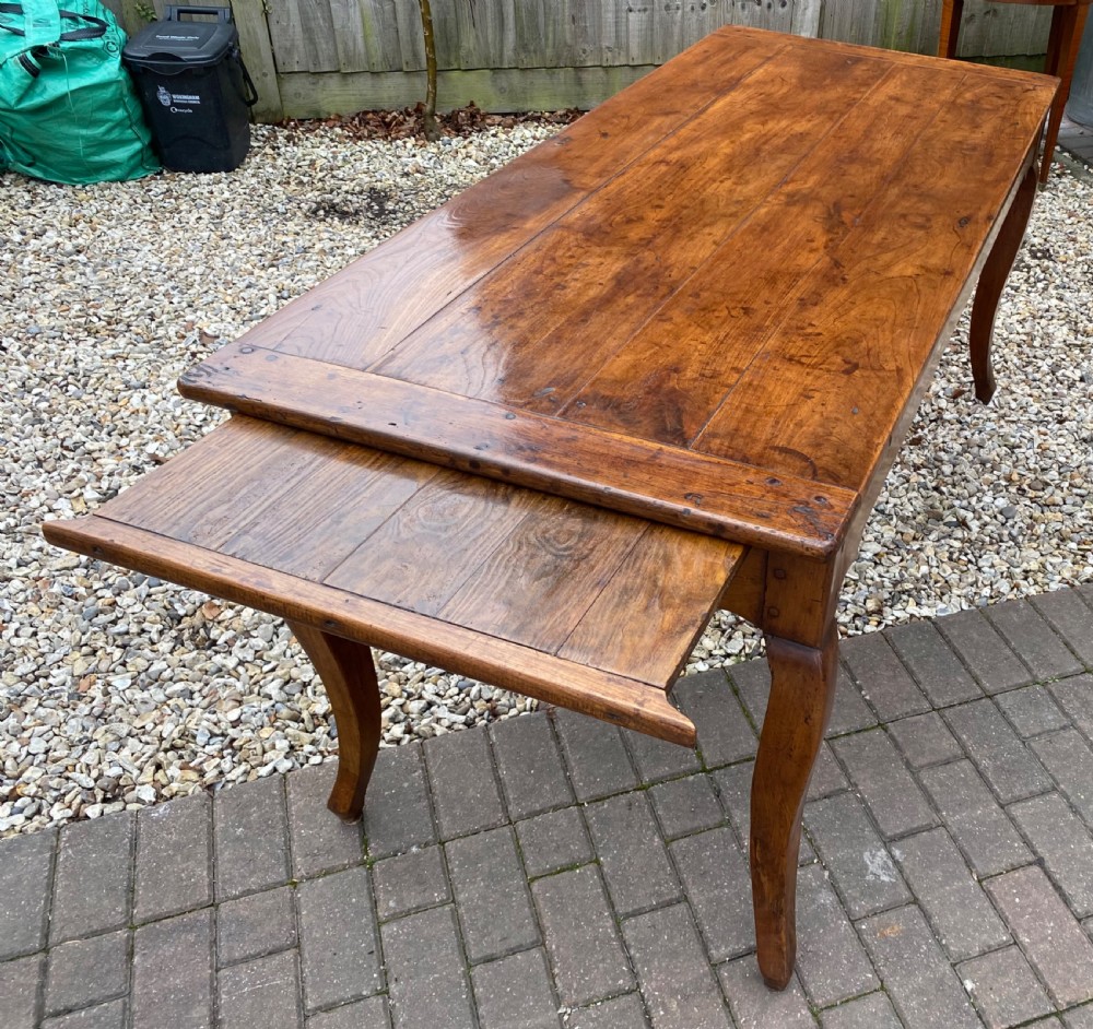 French cherrywood farmhouse table View VII