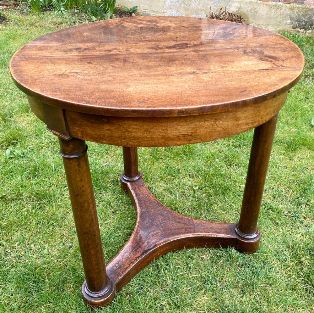 French Empire Gueridon in walnut  View II