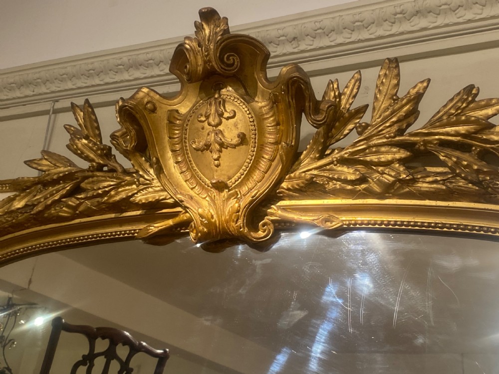 Very Large Overmantel Mirror  View II