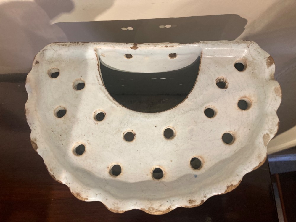 18th Century Delft Flower Brick View IV