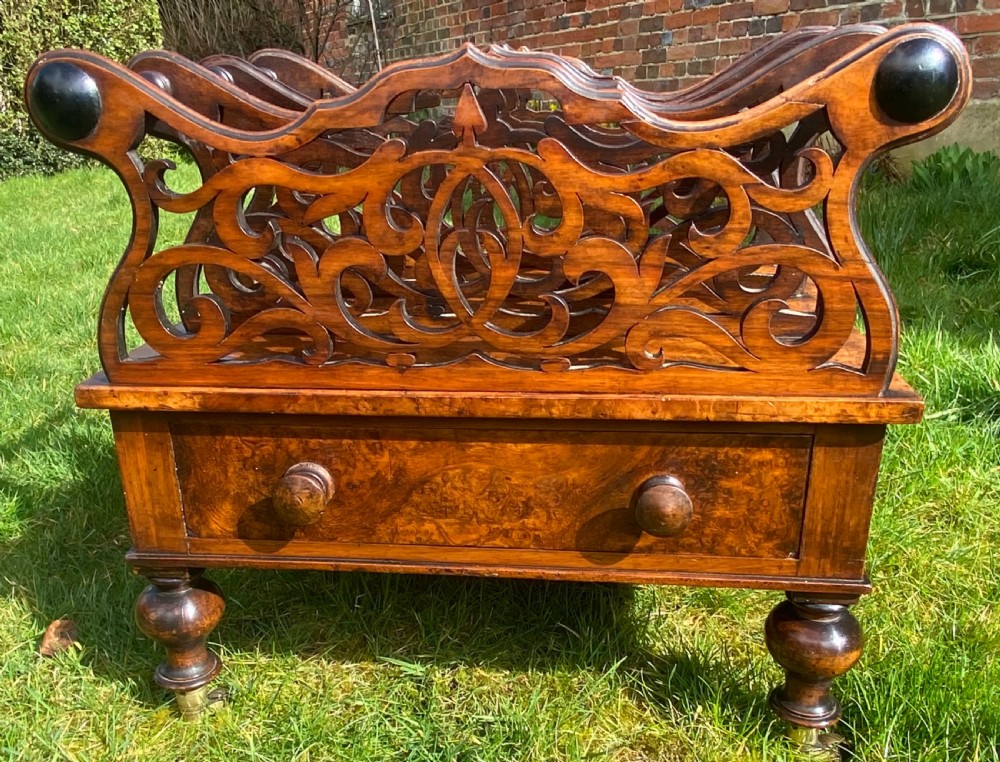 Burr walnut Canterbury 