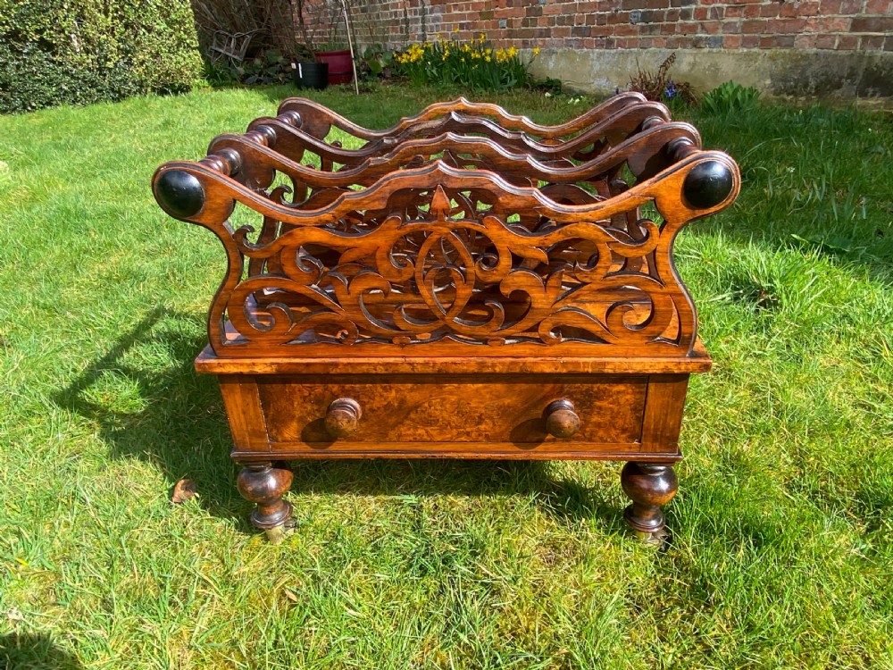 Burr walnut Canterbury  View IV