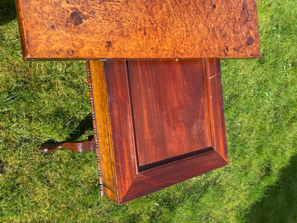 Amboyna and mahogany card table View III