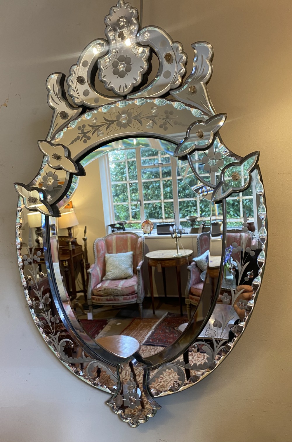 Small Venetian mirror 