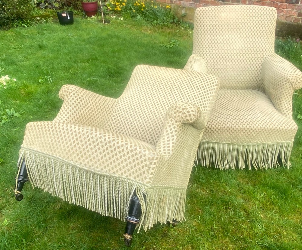 Pair of French Armchairs  View II