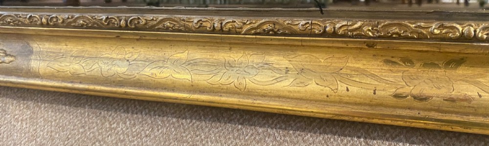 French gilt landscape mirror  View V