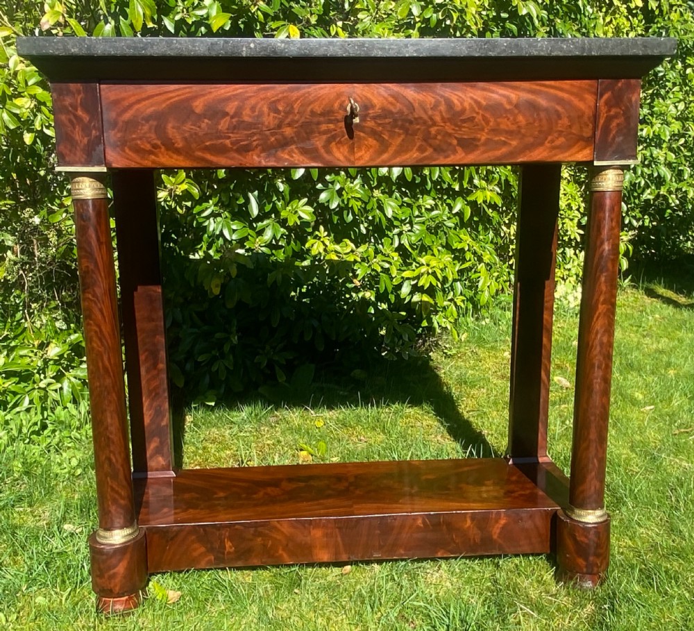 French Empire Console table View V