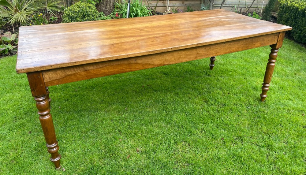 Walnut farmhouse table  View VII