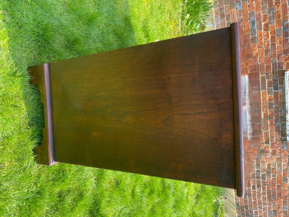 Flame Mahogany chest of drawers on bracket feet  View VII