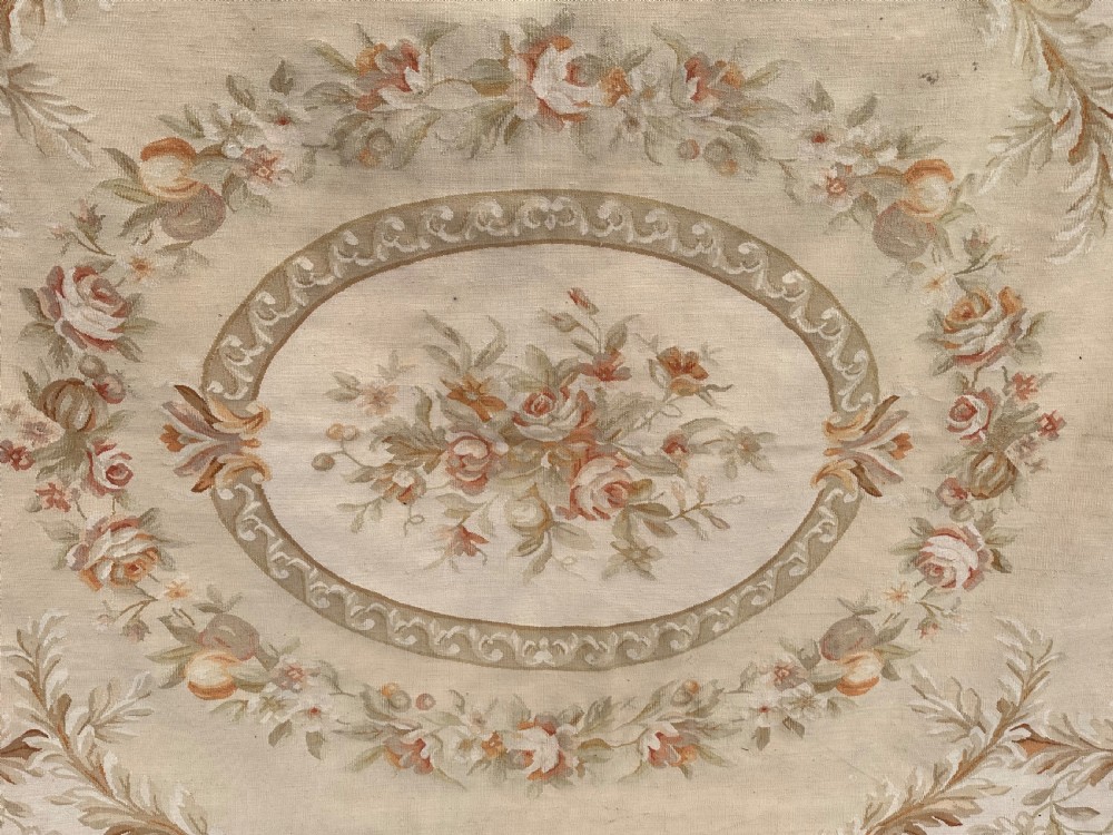 19th C Aubusson Rug  View II