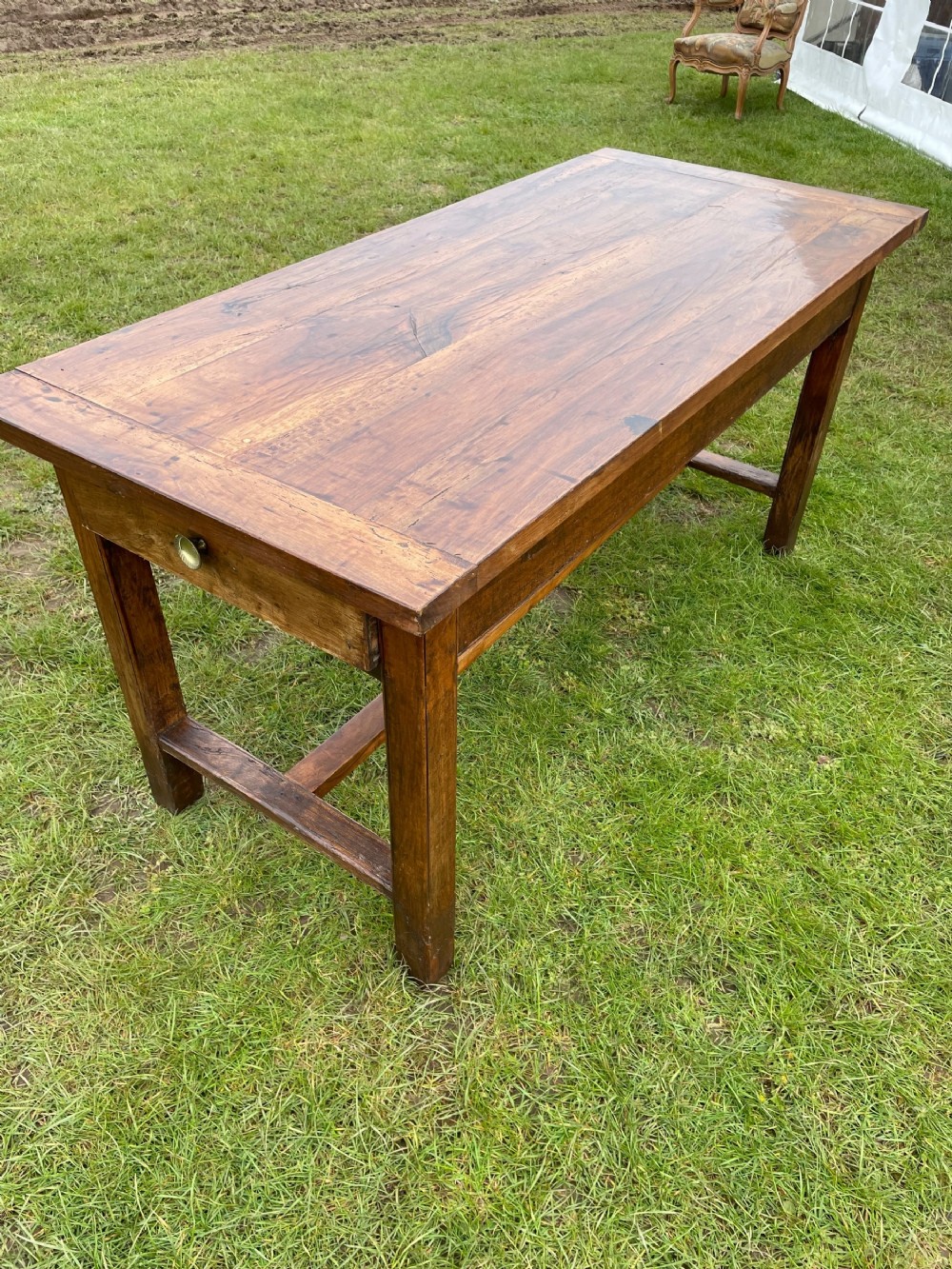 French Walnut Country Table 