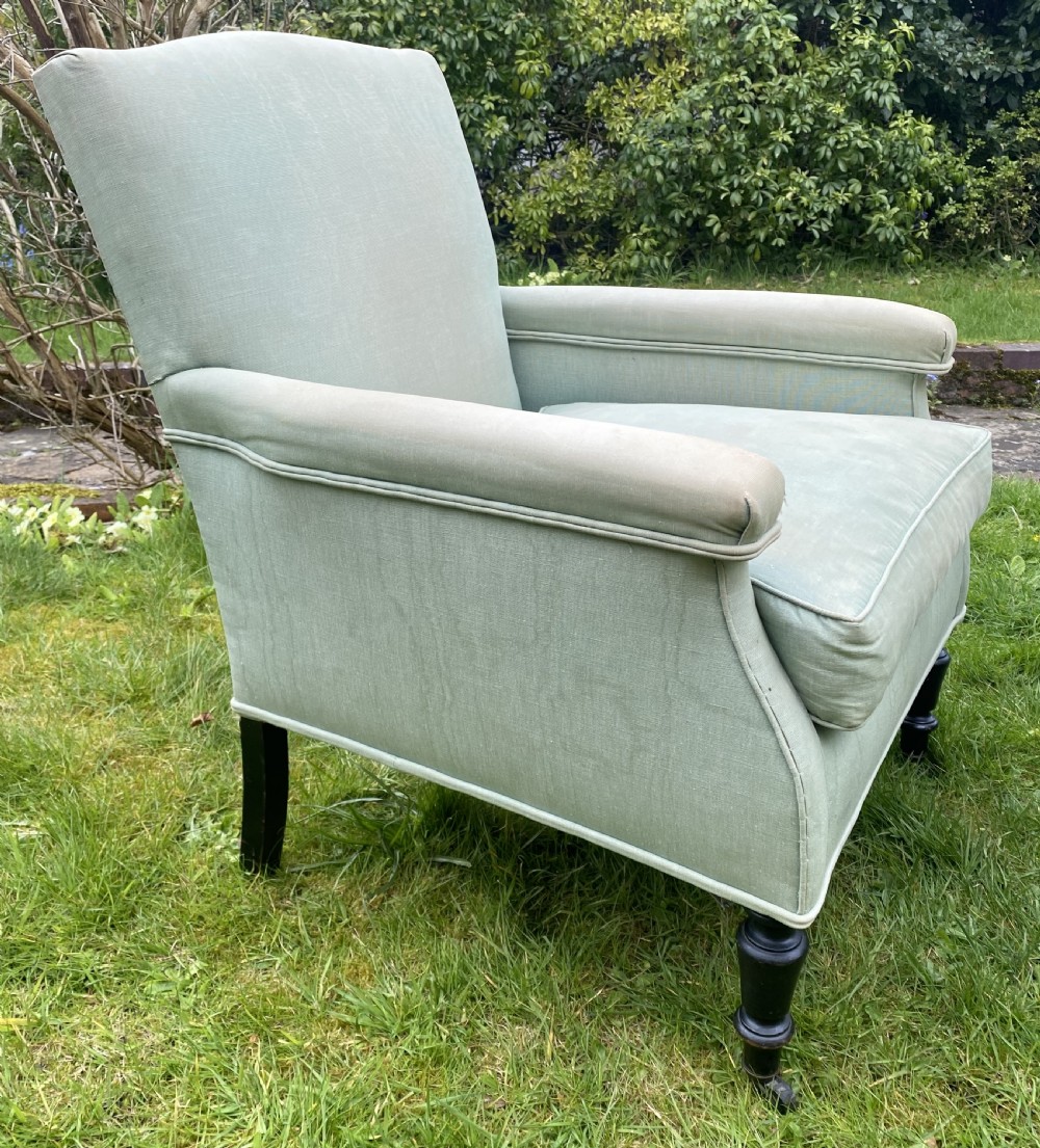 Pair of upholstered armchairs  View V