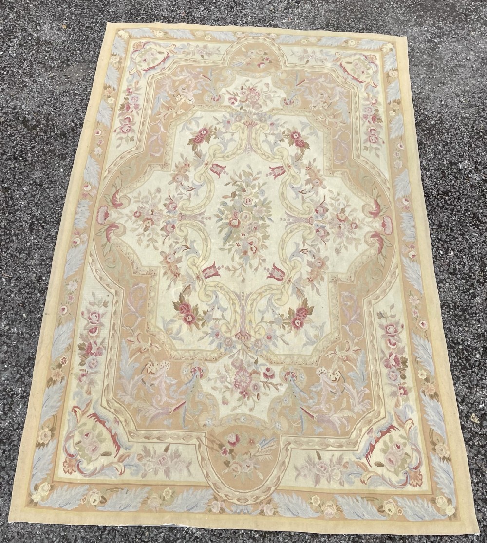 Pretty French Aubusson Rug 