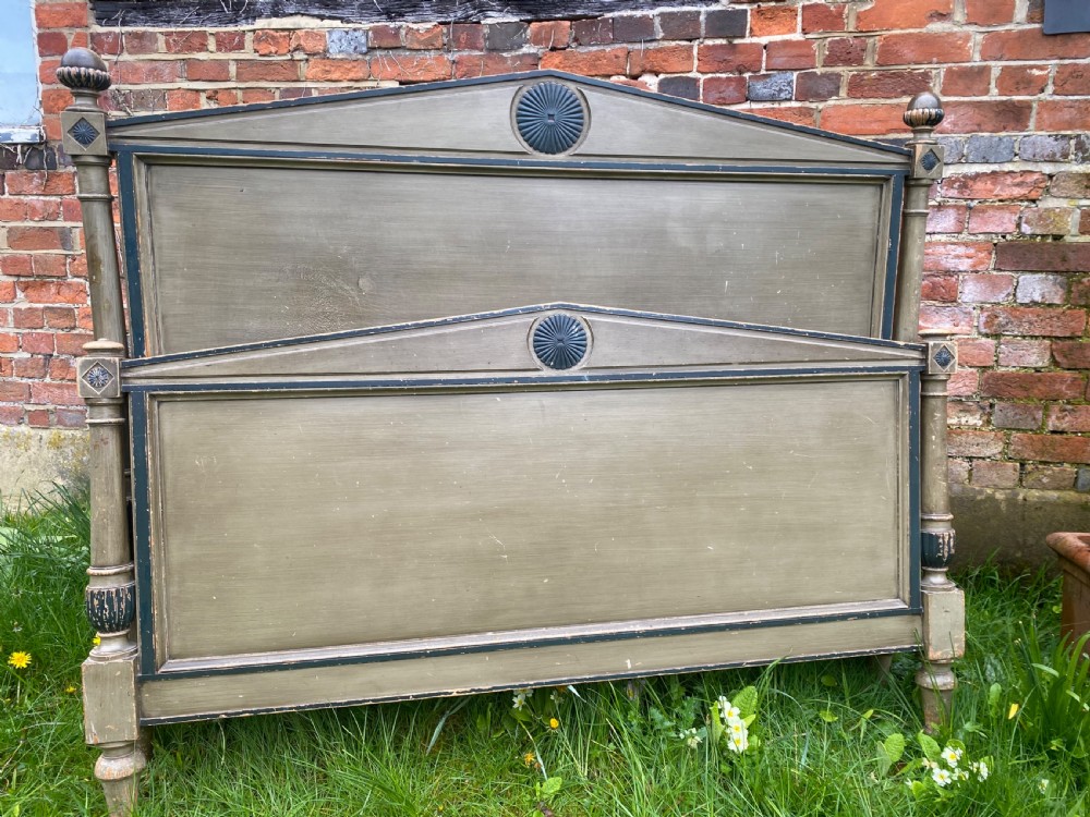 Painted Directoire king size bed 