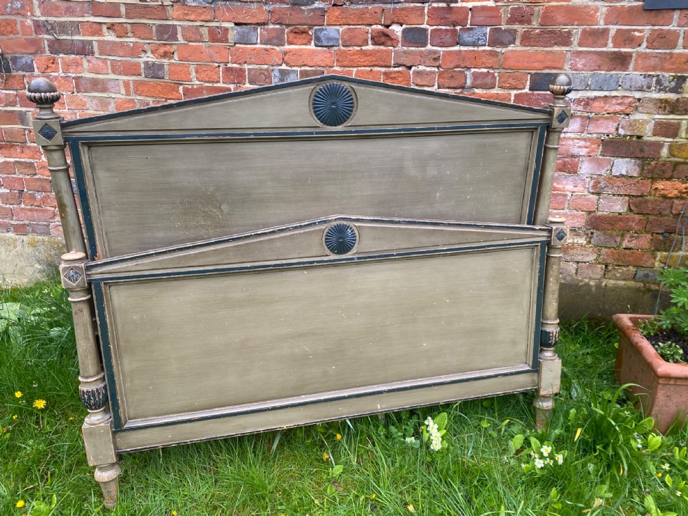 Painted Directoire king size bed  View II
