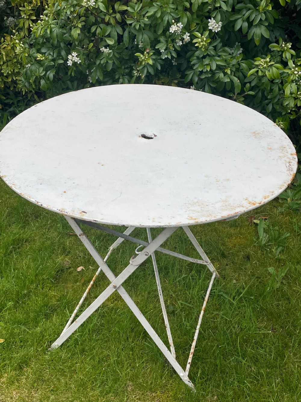 French Folding Garden Table 