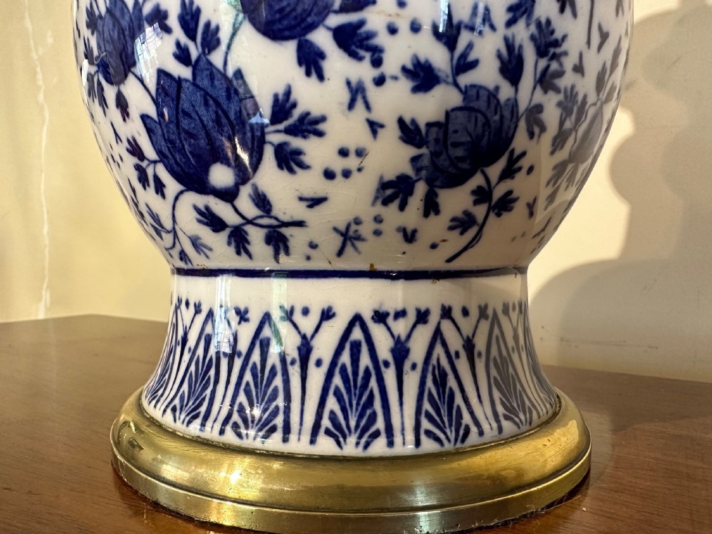 Delft Style Table  Lamp  View II