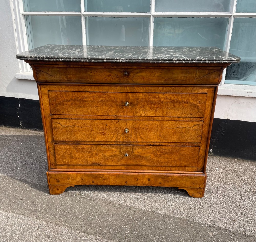 Louis Philippe Walnut Commode  View II