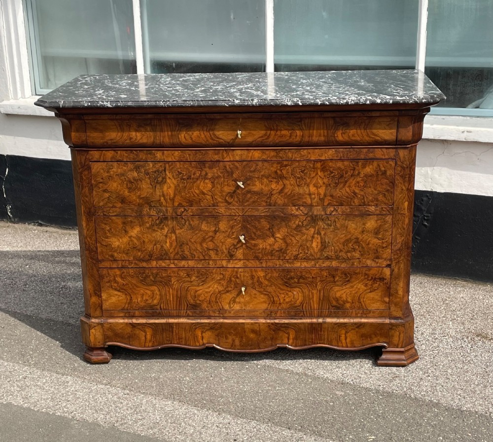 Napoleon III Walnut Commode   View II