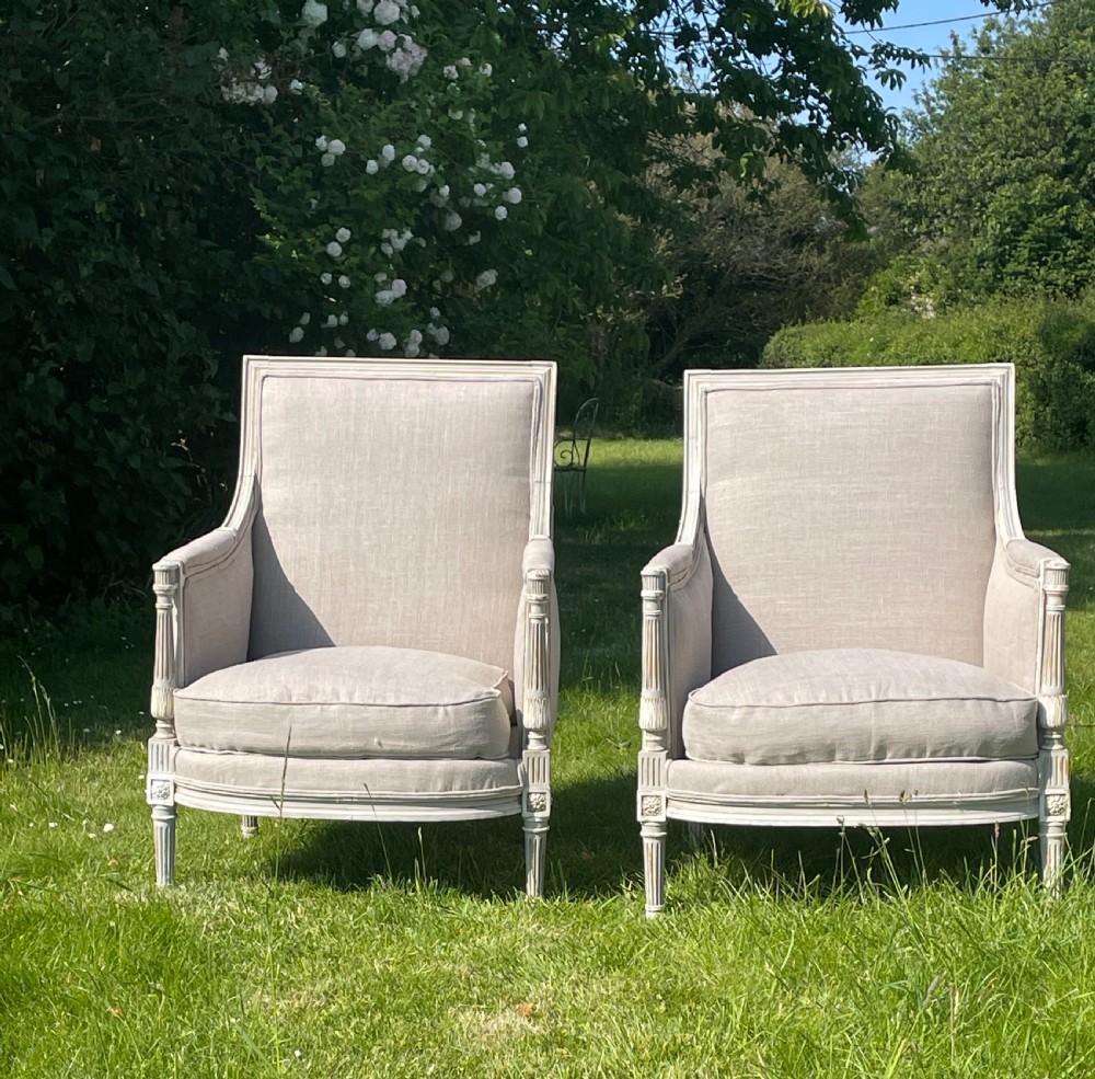 Pair Of Louis XVI Style Armchairs  View II
