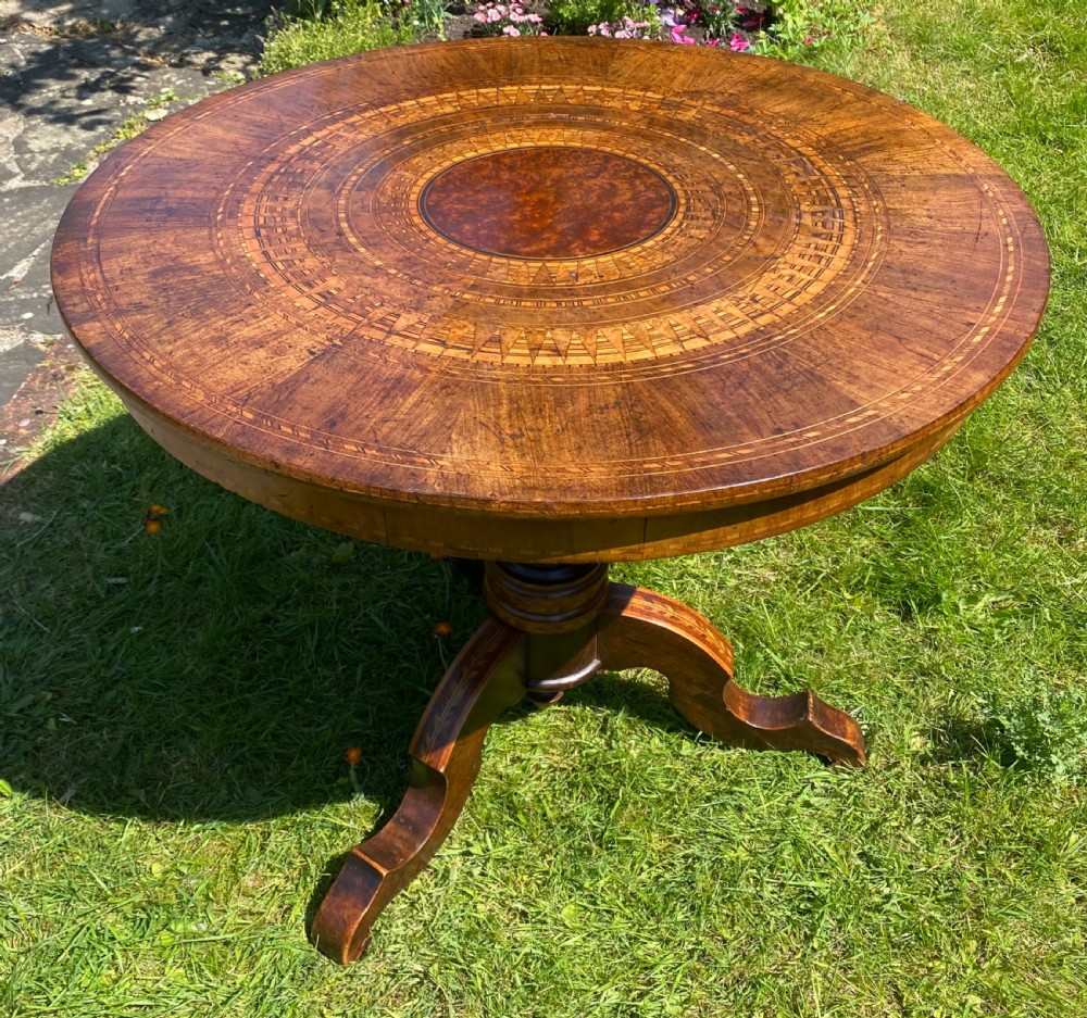 Italian Sorrento inlaid table