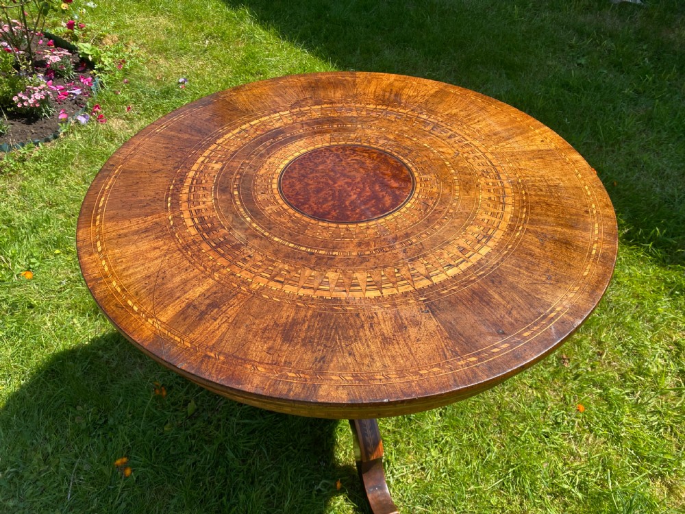Italian Sorrento inlaid table View V