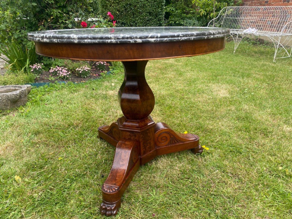 Flame mahogany Gueridon or centre table View II