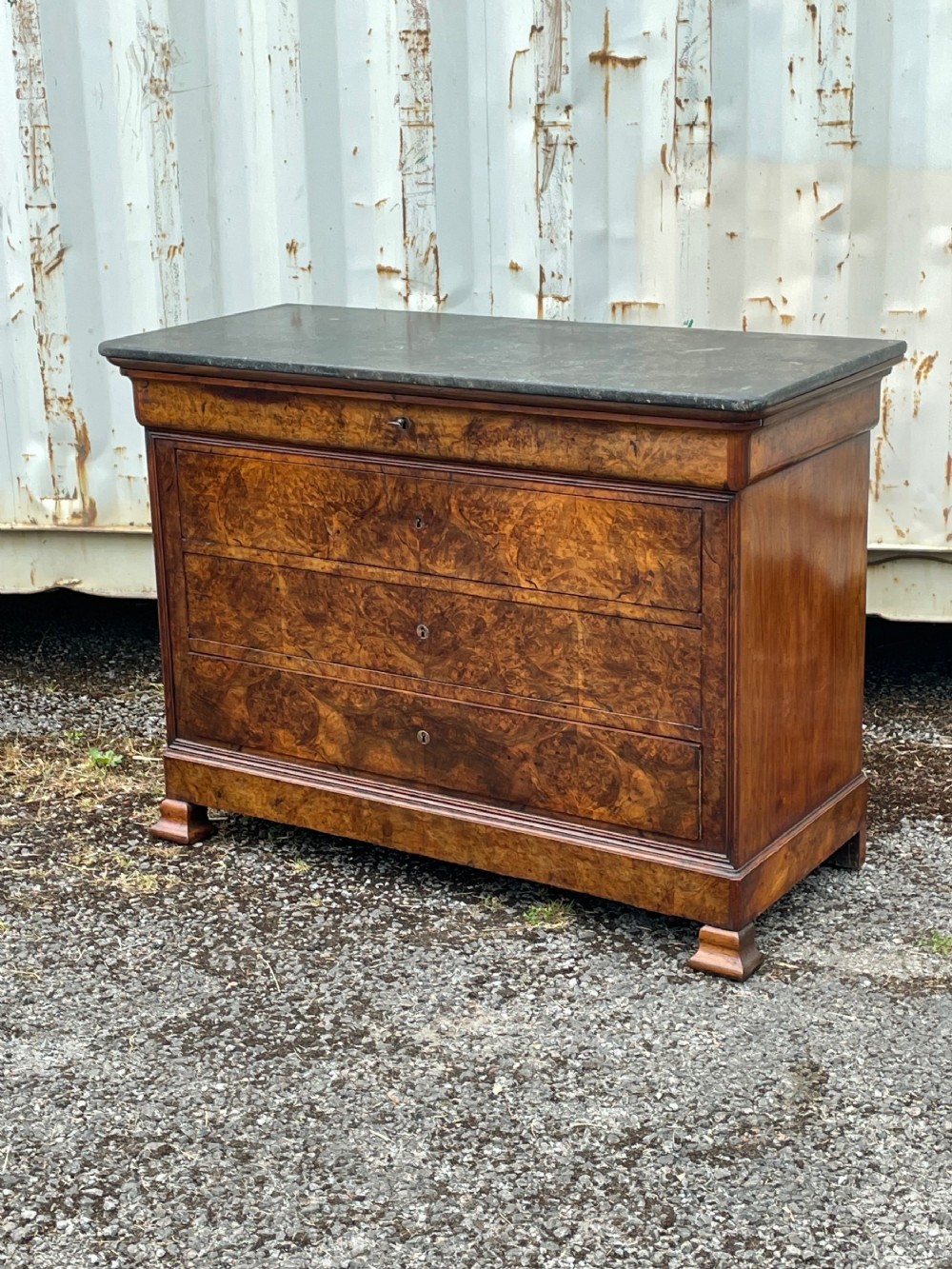 Louis Philippe Walnut Commode 