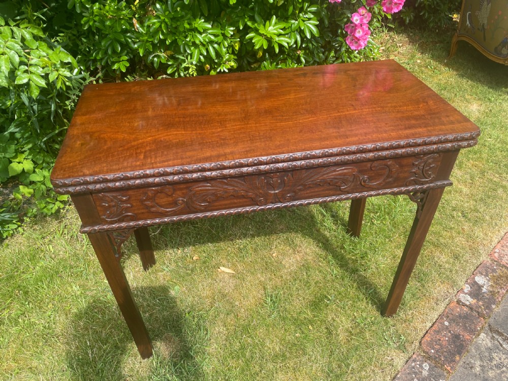 18th Century Cuban Mahogany tea or side table View II