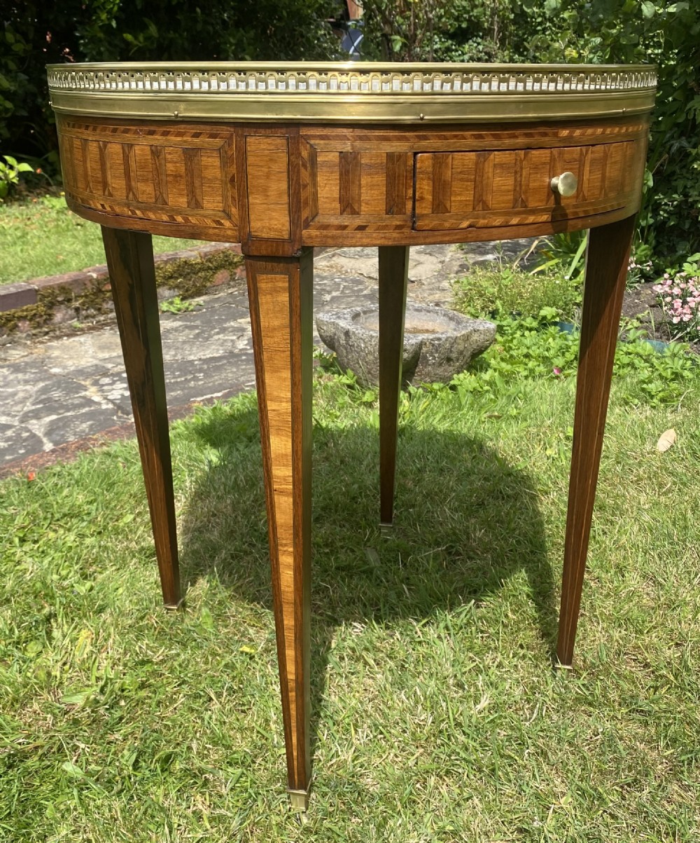 18th Century Parquetry Bouillotte Table