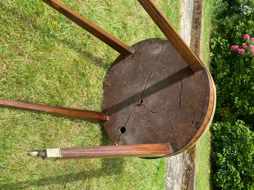 18th Century Parquetry Bouillotte Table View IV