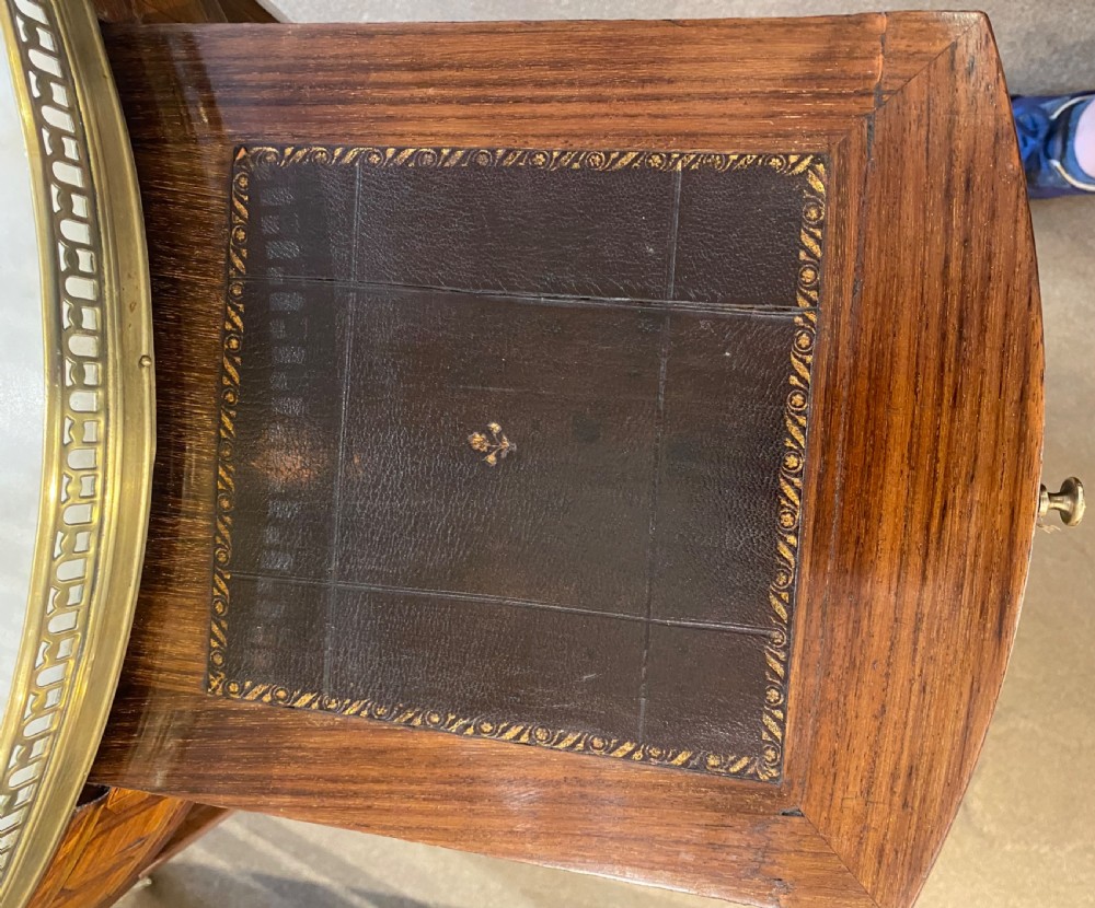 18th Century Parquetry Bouillotte Table View VII