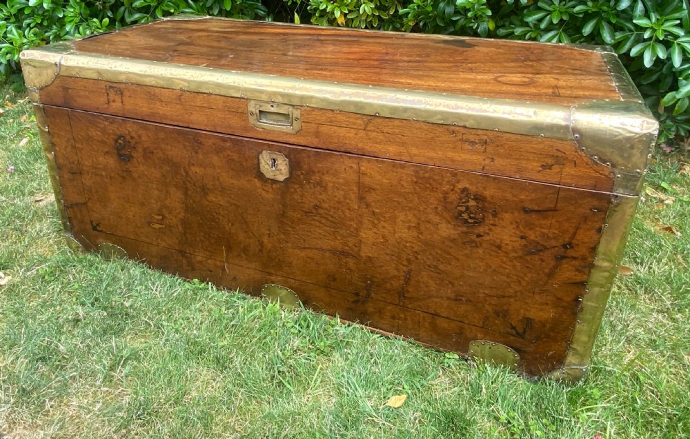 Brass bound Camphorwood chest