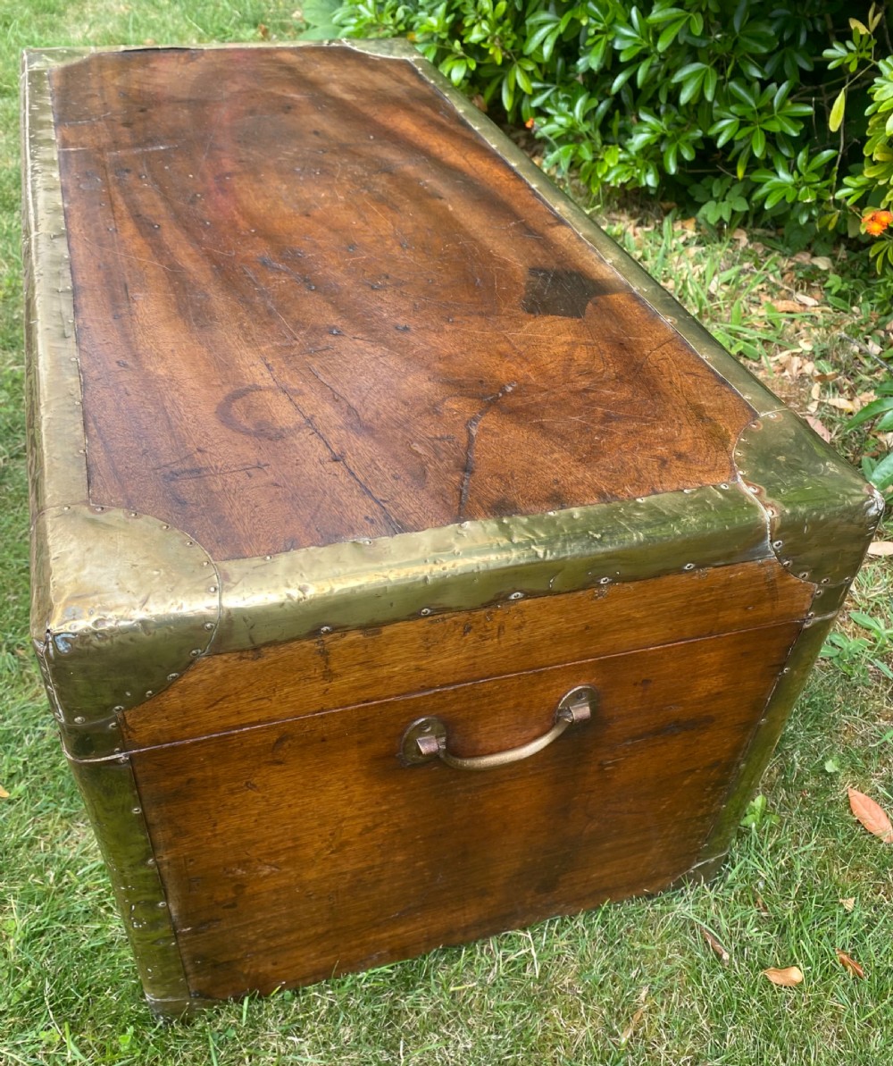 Brass bound Camphorwood chest View IV