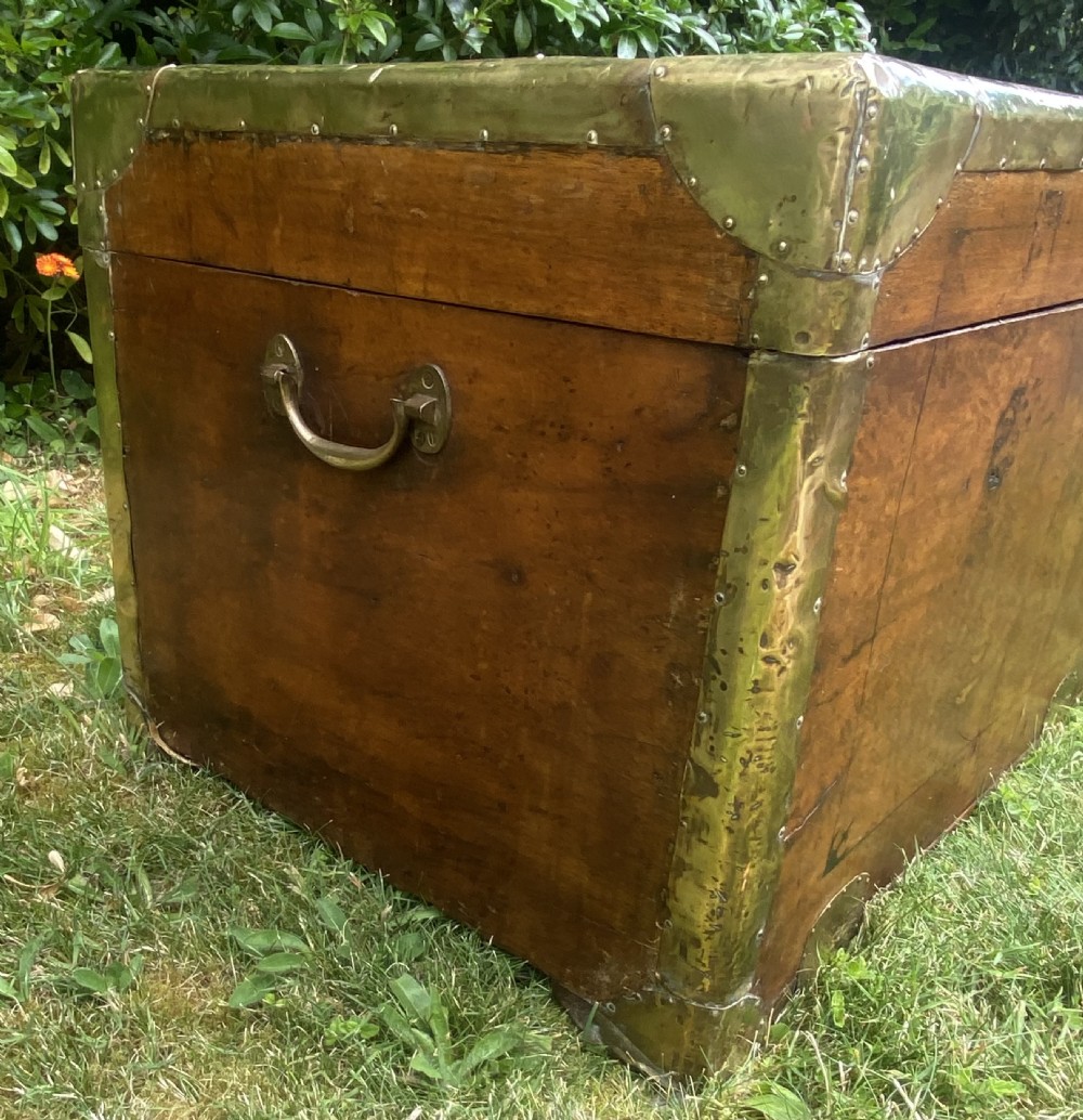 Brass bound Camphorwood chest View V