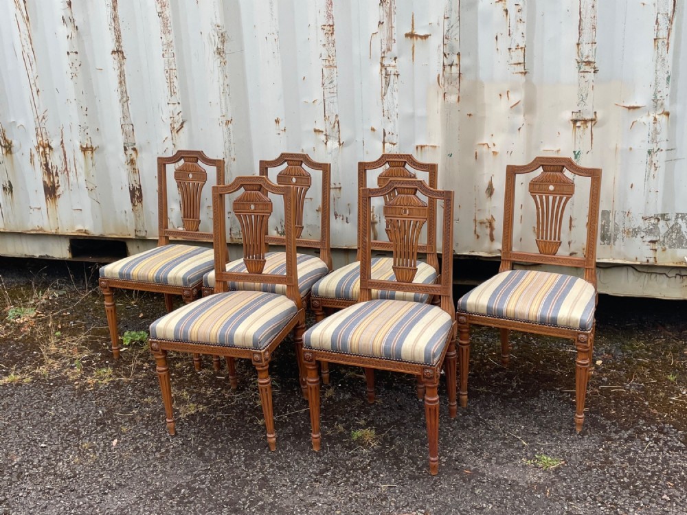 6 French Dining Chairs 