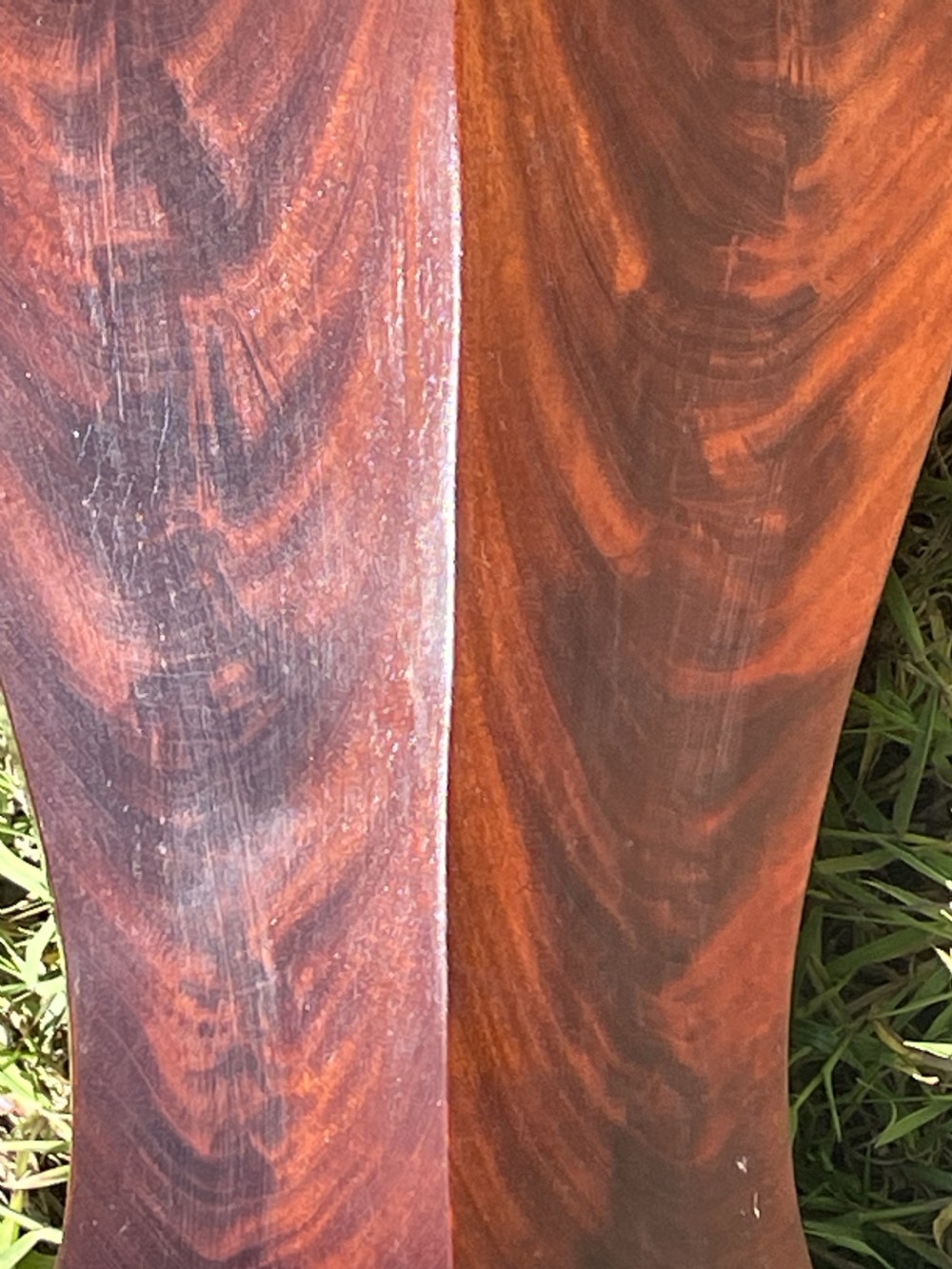 French flame mahogany gueridon  View III