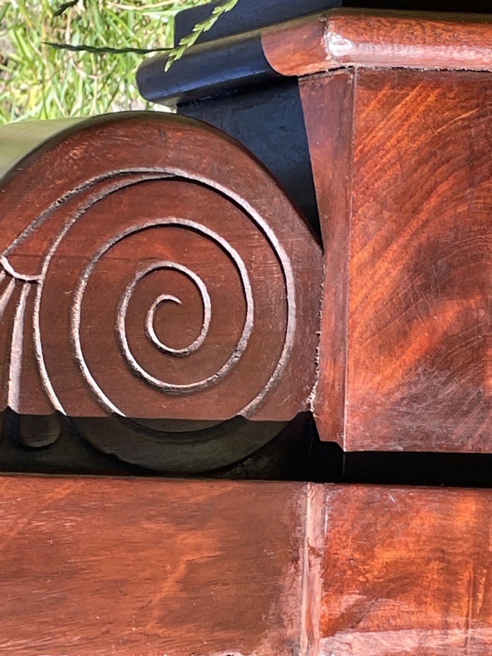 French flame mahogany gueridon  View IV