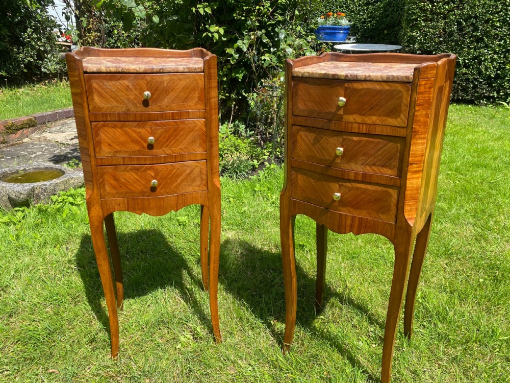 Pair of Kingwood bedside tables  View II