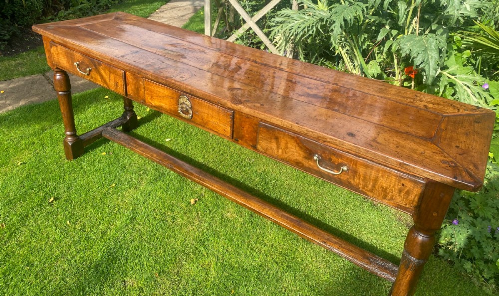 18th Century cherrywood server or serving table  View II