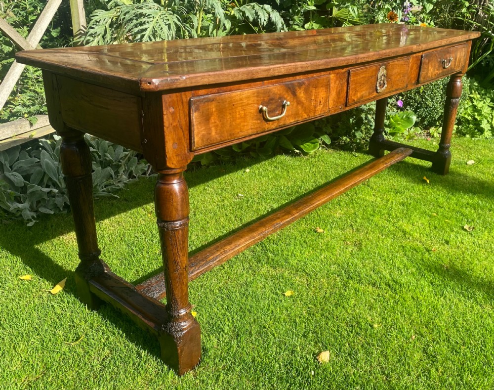 18th Century cherrywood server or serving table  View III