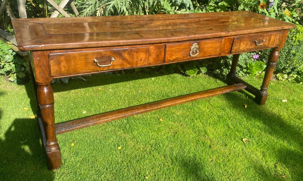 18th Century cherrywood server or serving table  View IV