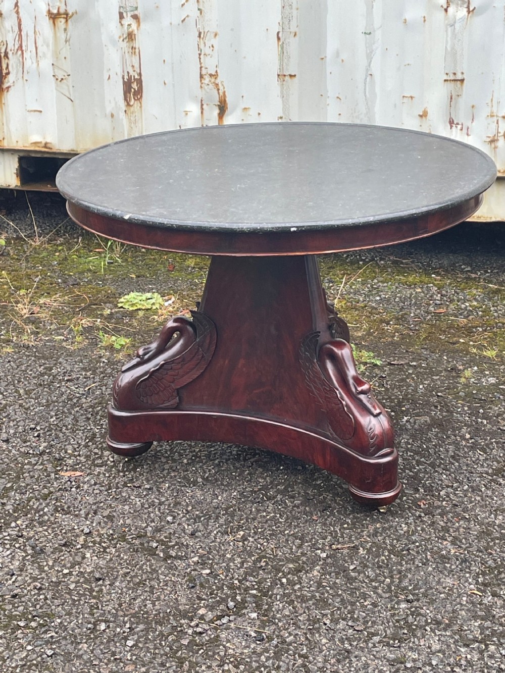 Empire Period Mahogany Gueridon 