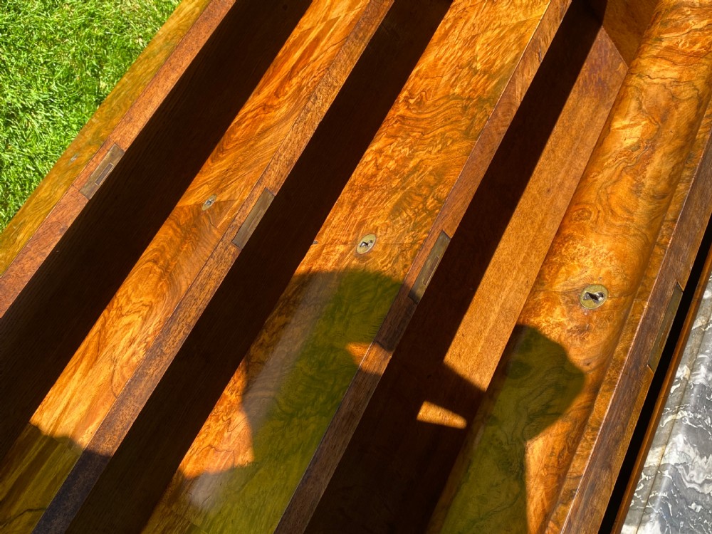 French figured walnut commode View VI