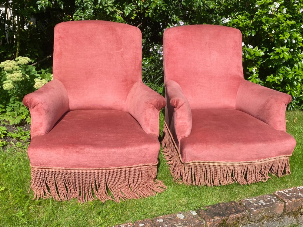 Pair of 19th Century armchairs 