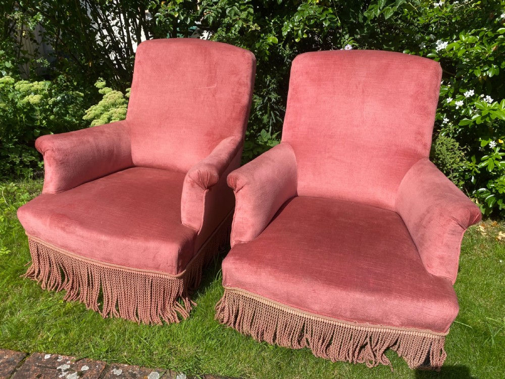 Pair of 19th Century armchairs  View II