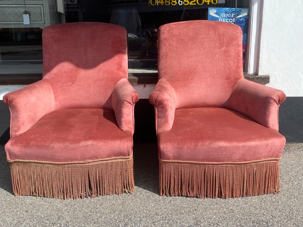 Pair of 19th Century armchairs  View V