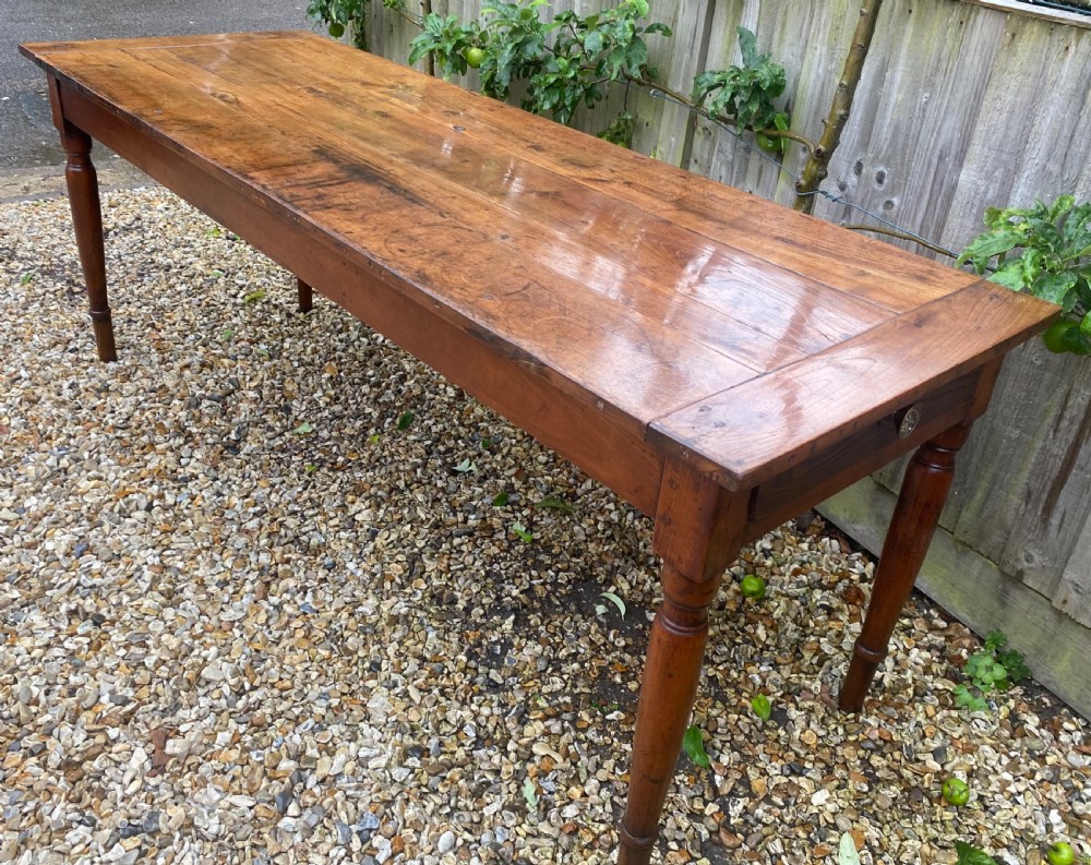 Large 19th Century Cherrywood farm table View II